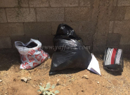 للمرة الثانية خلال أقل من شهر - القاء نفايات وأوساخ داخل أسوار مقبرة طاسو بيافا